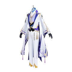 Astricos Kamisato Ayato Cosplay Costume for Men - Authentic Genshin Impact Anime Halloween Outfit - Astricos