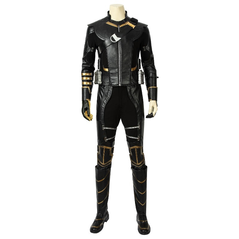 Astricos Hawkeye Endgame PU Leather Cosplay Costume - Authentic Marvel Avengers Hero Outfit - Astricos