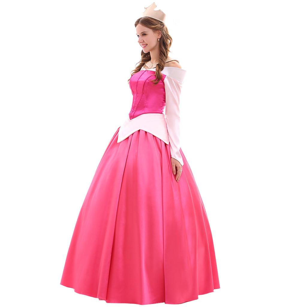 Astricos Disney Sleeping Beauty Aurora & Prince Phillip Cosplay Costumes for Couples - Astricos