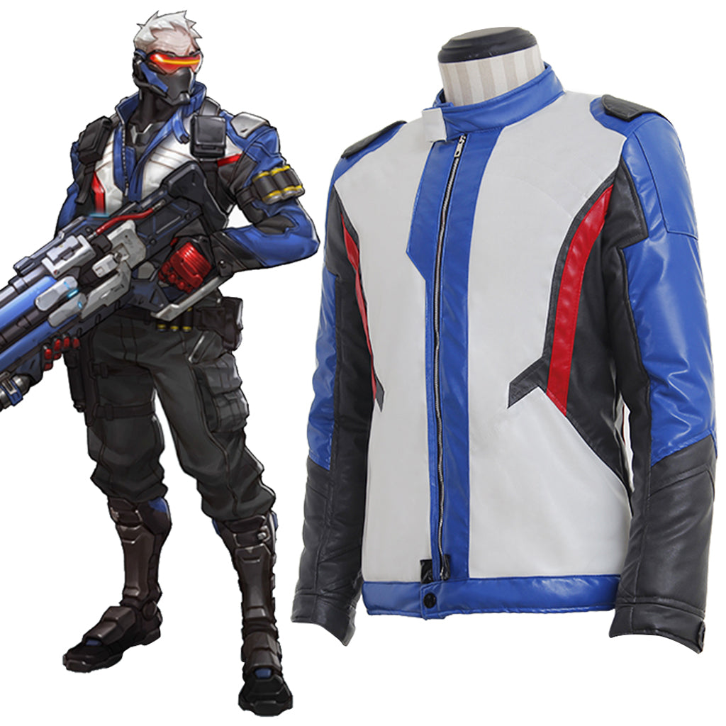 Astricos Soldier 76 Cosplay Jacket – Premium Overwatch Hero Costume for Enthusiasts - Astricos