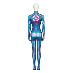 Astricos Samus Aran Metroid Cosplay Costume - Premium Spandex Superhero Bodysuit for Halloween - Astricos