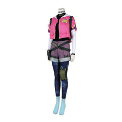 Astricos Clove Cosplay Costume - Premium Pink Coat, Shirt, Pants for Women - Astricos