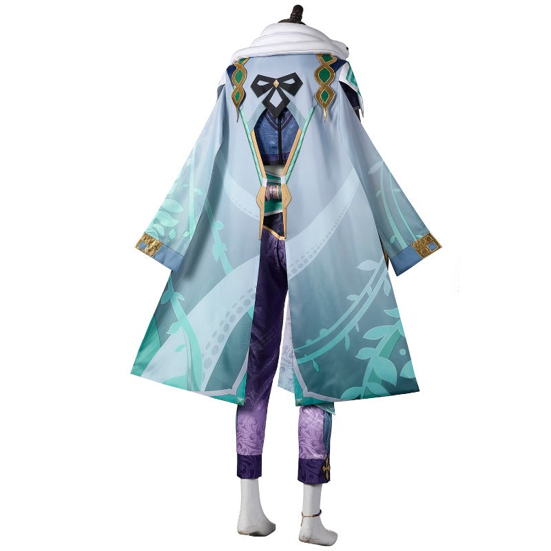 Astricos Baizhu Cosplay Costume - Standard Size Genshin Impact Halloween Outfit - Astricos