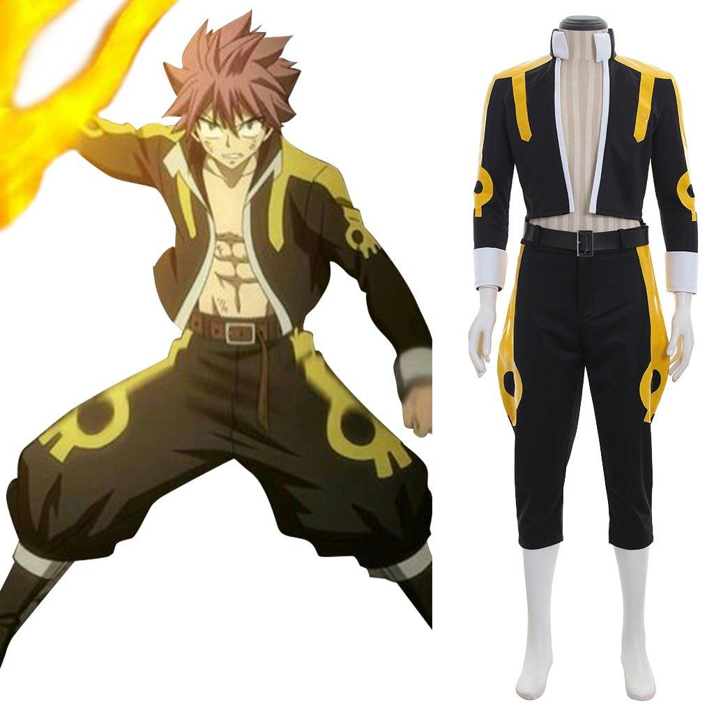 Astricos Anime Natsu Dragneel Cosplay Costume from Fairy Tail Tartaros Arc - Astricos