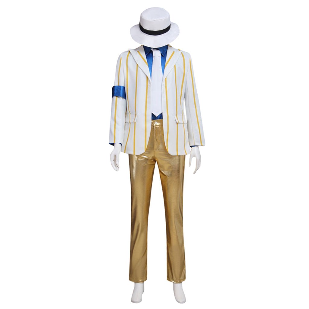 Astricos Celebrity Cosplay Costume Jacket & Suit | Stage Performance Outfit with Hat, Top, Pants | Ideal for Halloween, Dance, and Party Events - Astricos