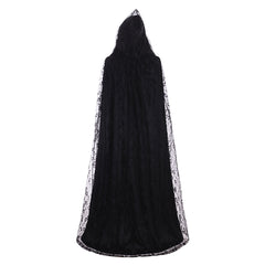 Astricos Women's Long Hooded Steampunk Cape - Gothic Witch Priestess Costume for Halloween Parties - Astricos