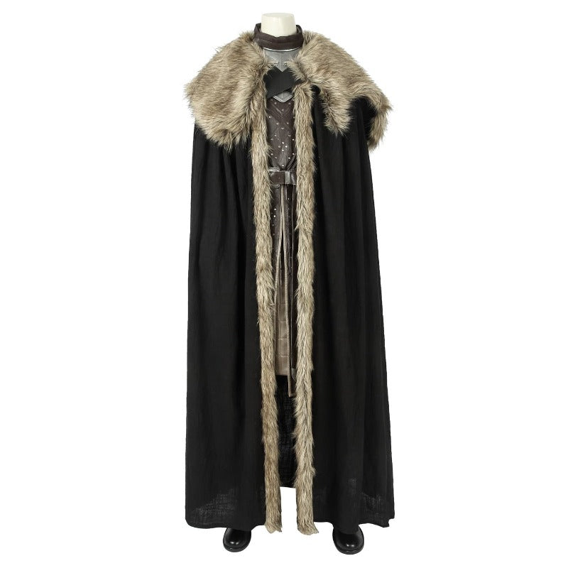 Astricos Game of Thrones Season 8 Jon Snow Cosplay Costume for Halloween & Events - Astricos