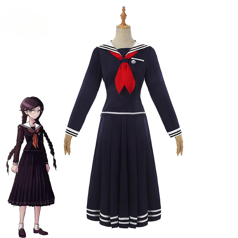 Astricos Danganronpa Cosplay Costume - Fukawa Toko Women's Black School Uniform Set - Astricos