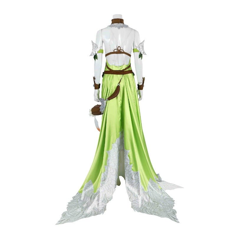 Astricos Nophica Cosplay Costume - Elegant Green Dress for Cosplay and Parties - Astricos