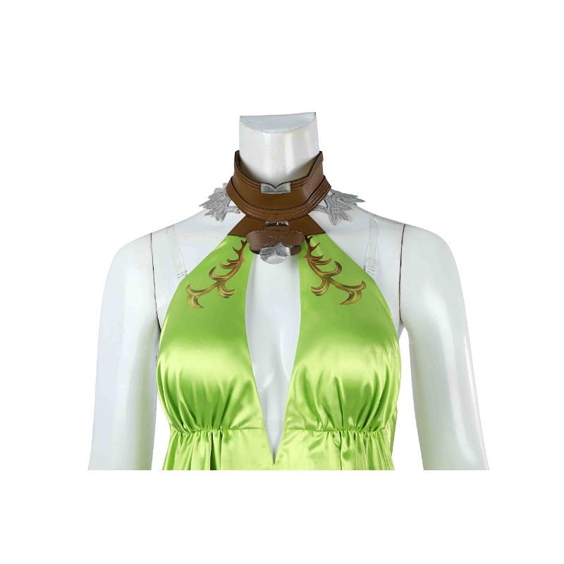 Astricos Nophica Cosplay Costume - Elegant Green Dress for Cosplay and Parties - Astricos