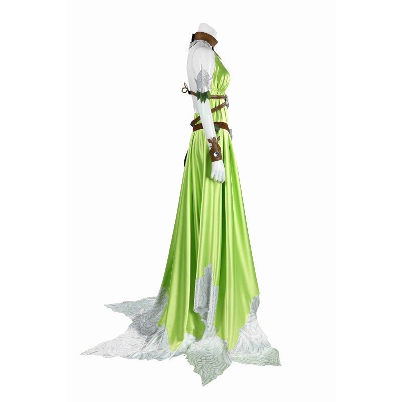 Astricos Nophica Cosplay Costume - Elegant Green Dress for Cosplay and Parties - Astricos