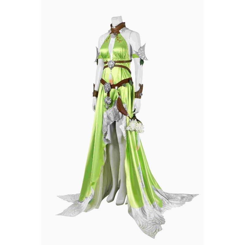 Astricos Nophica Cosplay Costume - Elegant Green Dress for Cosplay and Parties - Astricos