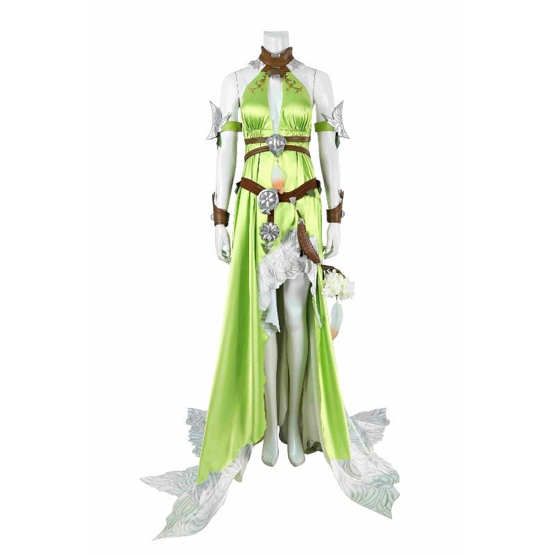 Astricos Nophica Cosplay Costume - Elegant Green Dress for Cosplay and Parties - Astricos