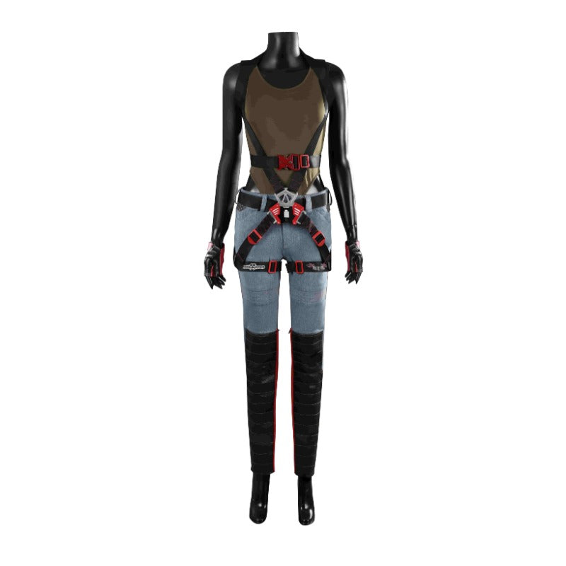 Astricos Palmer Punk Cosplay Costume - Complete Set with Shirt, Pants, Coat, Belts, Boots - Astricos