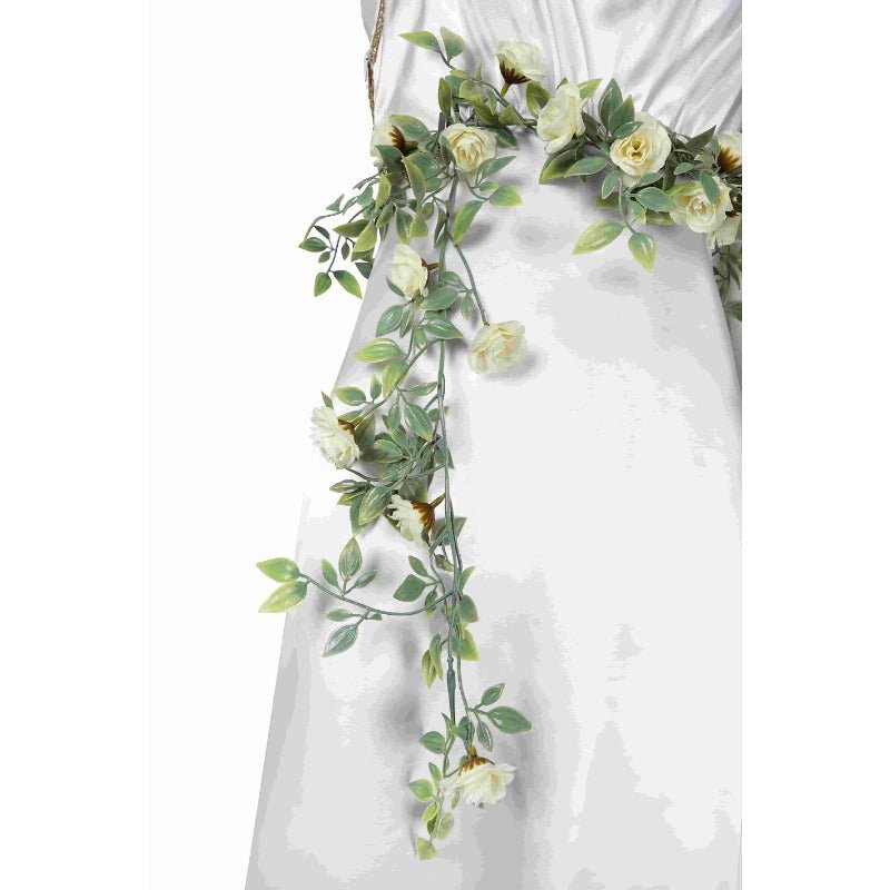 Astricos Aerith Gainsborough White Dress Cosplay Costume from FF7 Rebirth - Perfect for Halloween and Events - Astricos