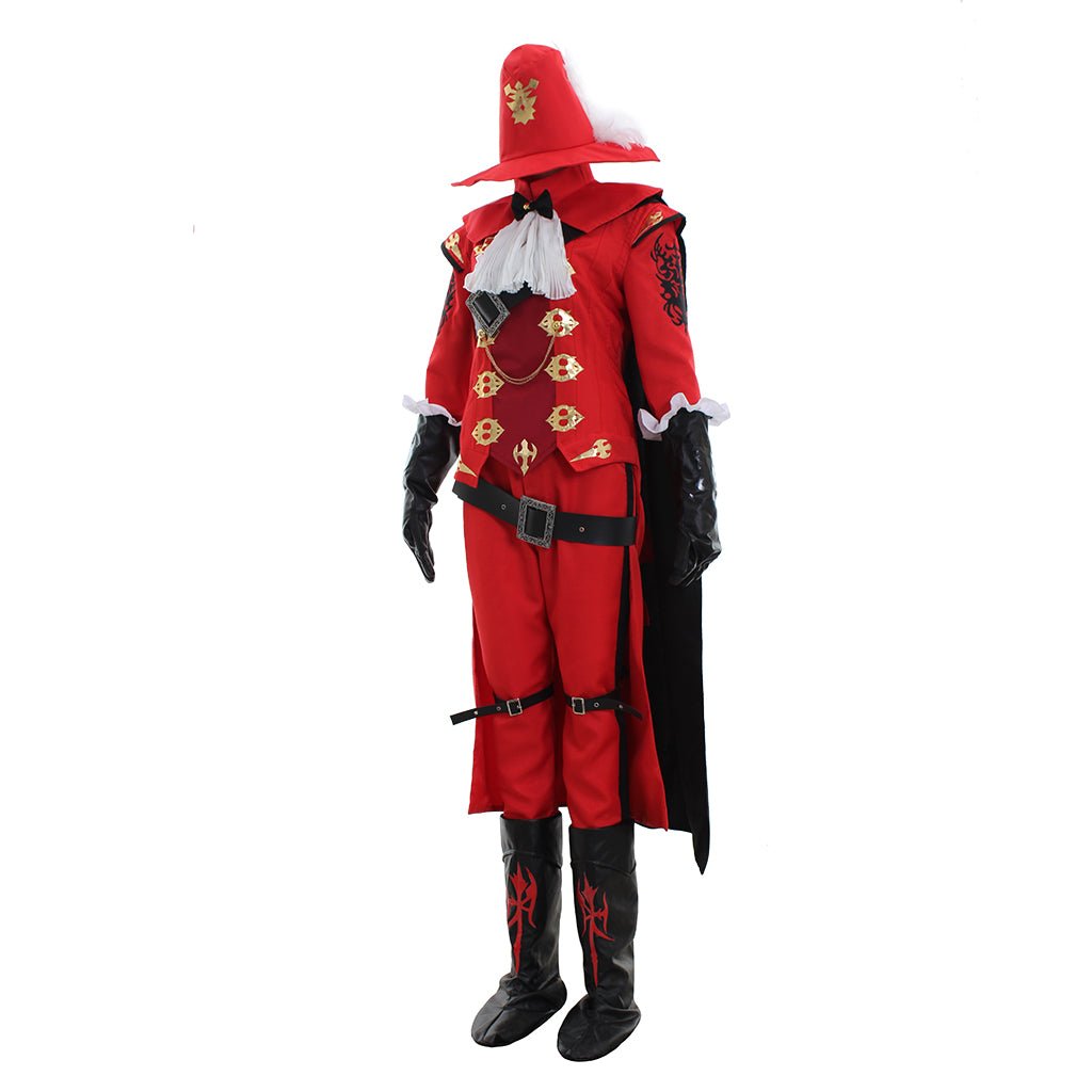 Astricos Red Mage Cosplay Outfit | Premium MMORPG Combat Uniform for Enthusiasts - Astricos