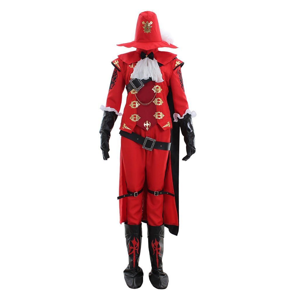 Astricos Red Mage Cosplay Outfit | Premium MMORPG Combat Uniform for Enthusiasts - Astricos