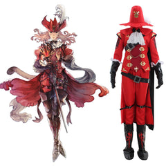 Astricos Red Mage Cosplay Outfit | Premium MMORPG Combat Uniform for Enthusiasts - Astricos