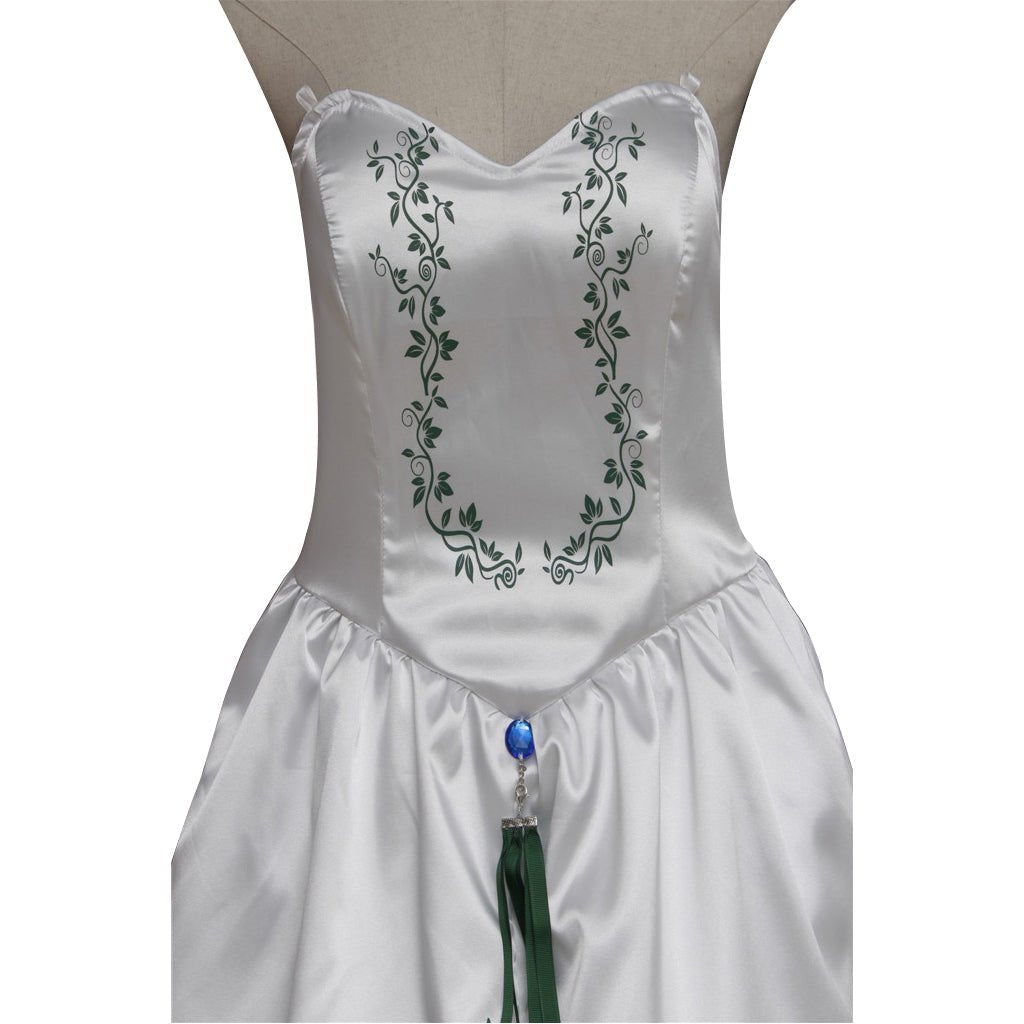 Astricos Final Fantasy IX Garnet Cosplay Costume – Adult Women's White Wedding Dress - Astricos