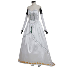 Astricos Final Fantasy IX Garnet Cosplay Costume – Adult Women's White Wedding Dress - Astricos