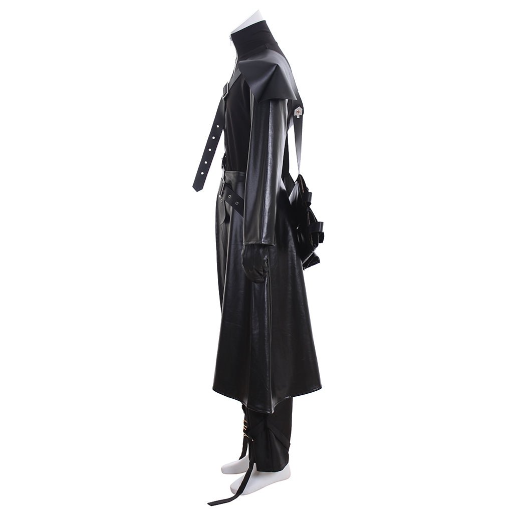 Astricos Cloud Strife Cosplay Costume Full Set with Gloves, Cloak, and Belt - Astricos