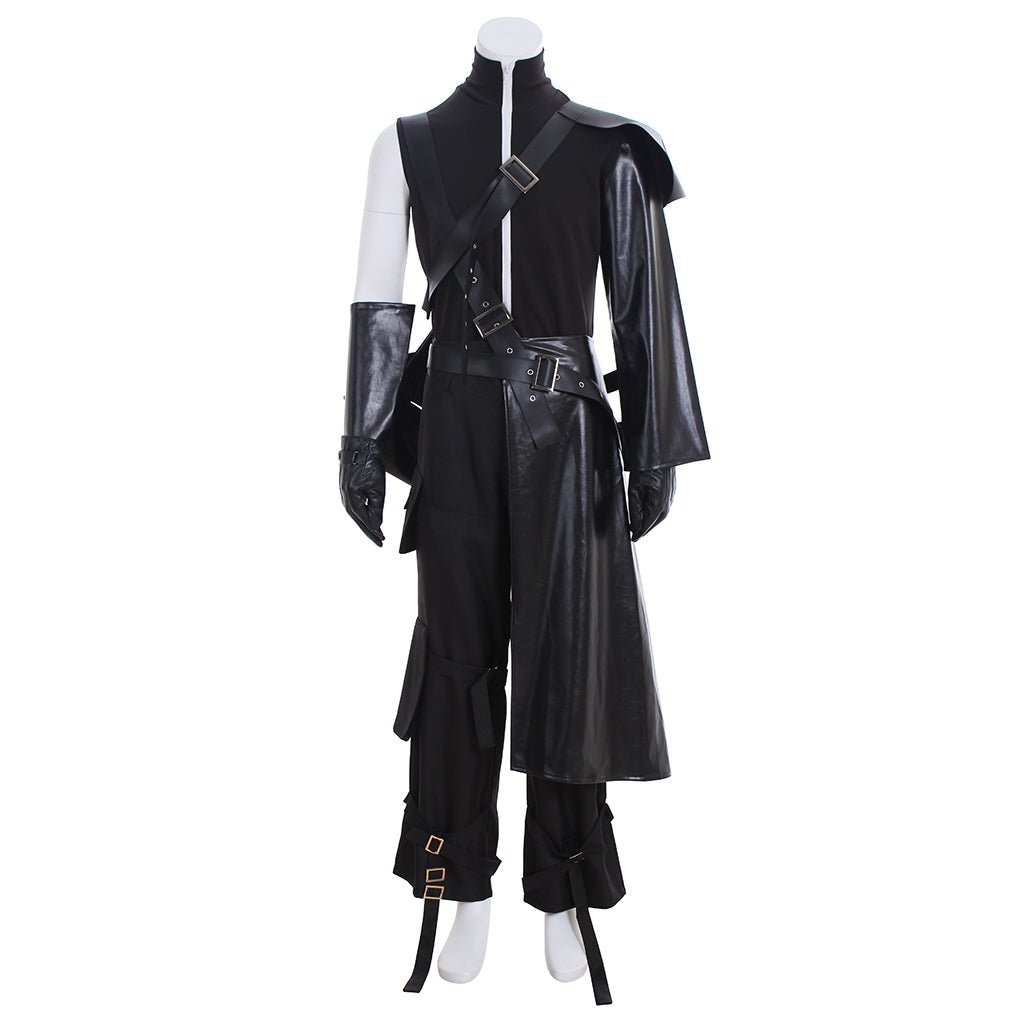 Astricos Cloud Strife Cosplay Costume Full Set with Gloves, Cloak, and Belt - Astricos