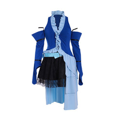 Astricos Yuna Lenne Songstress Cosplay Costume with Earrings Set - Astricos