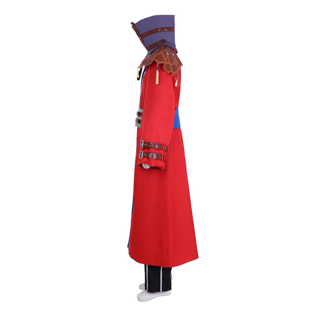 Astricos Auron Cosplay Set | Premium Red Suit for Final Fantasy X Role Play - Astricos