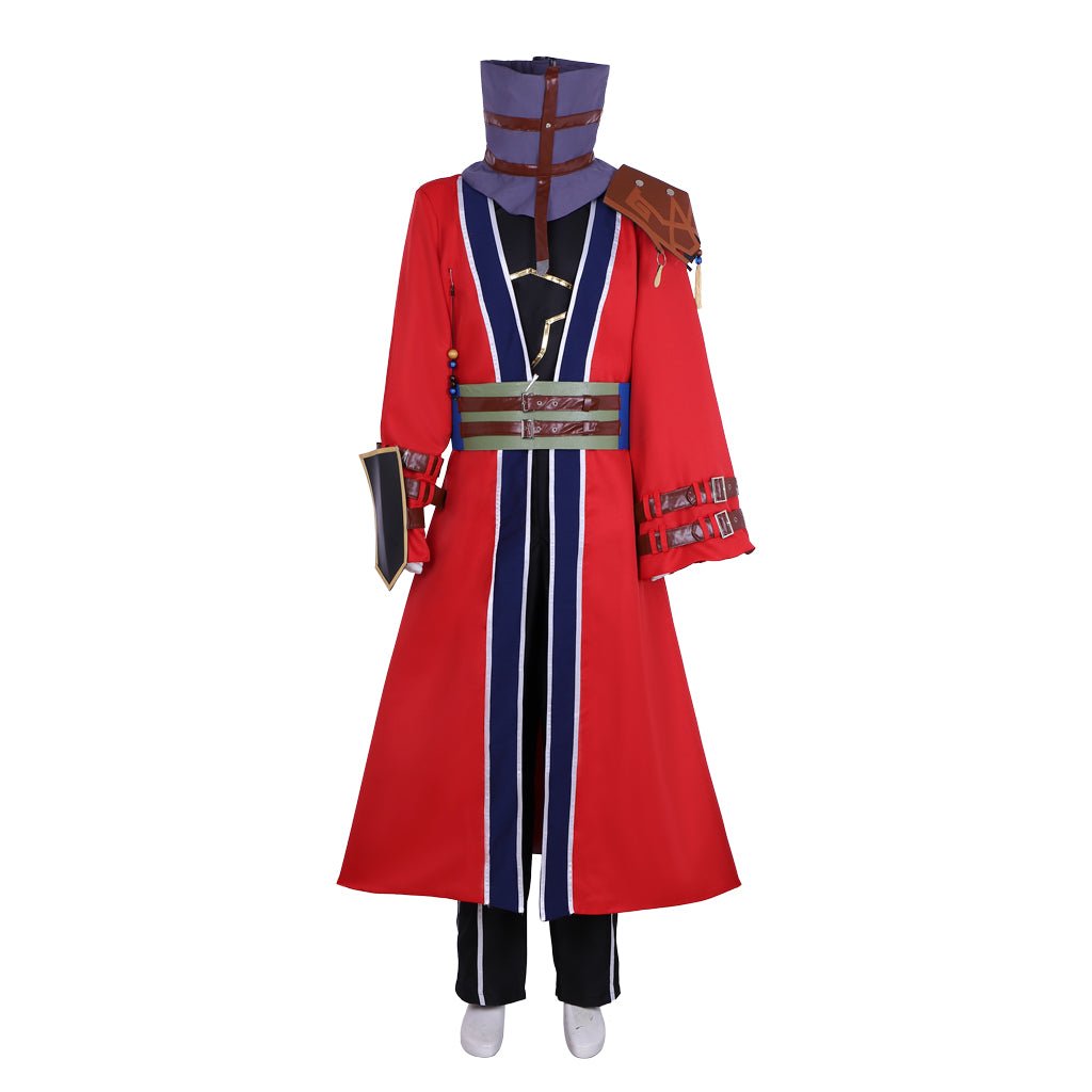 Astricos Auron Cosplay Set | Premium Red Suit for Final Fantasy X Role Play - Astricos