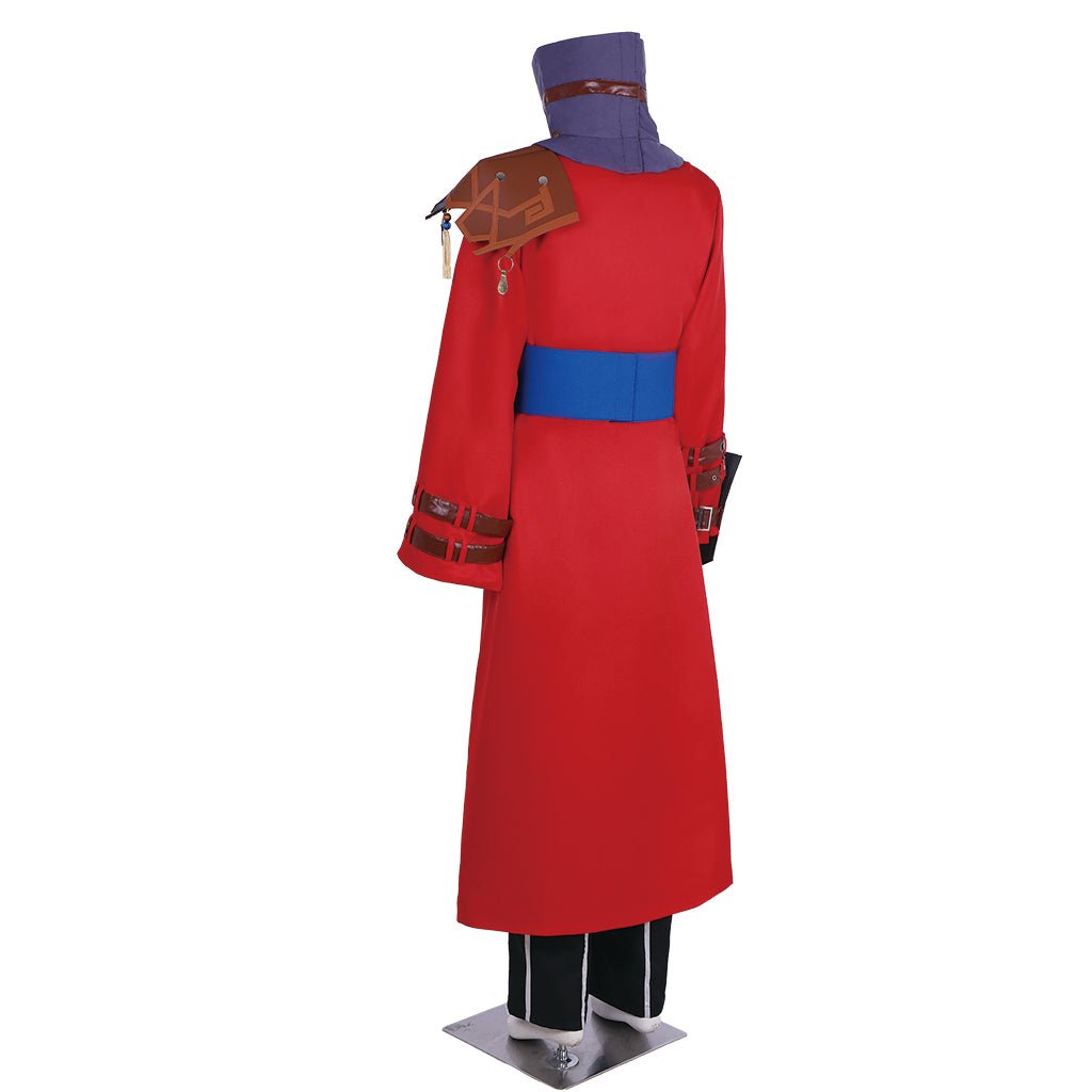 Astricos Auron Cosplay Set | Premium Red Suit for Final Fantasy X Role Play - Astricos