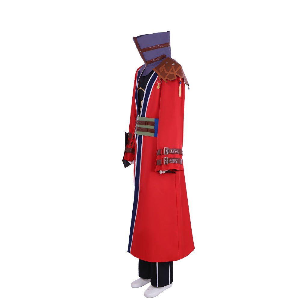 Astricos Auron Cosplay Set | Premium Red Suit for Final Fantasy X Role Play - Astricos