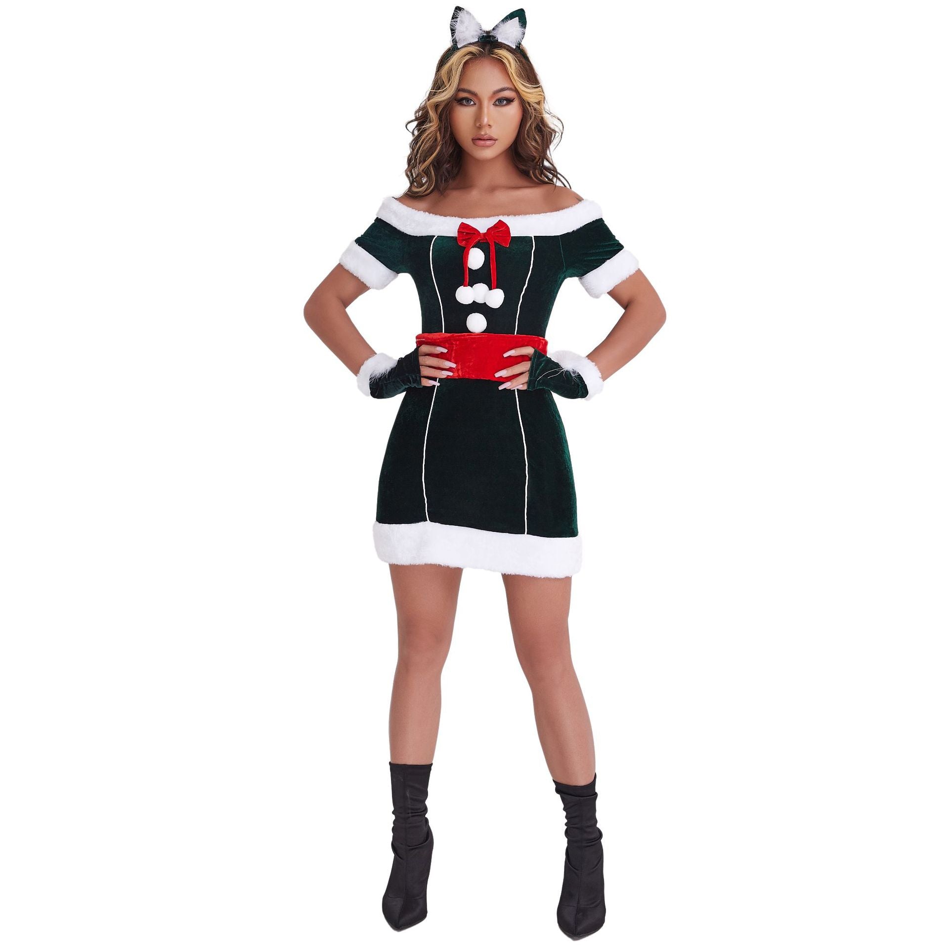 Astricos Cute Cat Women's Christmas Clothing - Sexy Cosplay for Festive Celebrations - Astricos