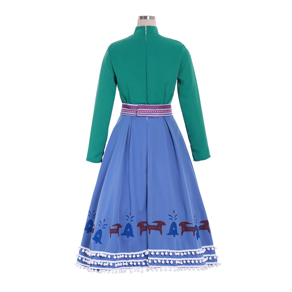 Astricos Anna Costume Dress | Disney Princess Dress for Halloween & Themed Parties - Astricos