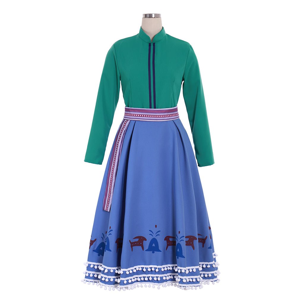 Astricos Anna Costume Dress | Disney Princess Dress for Halloween & Themed Parties - Astricos