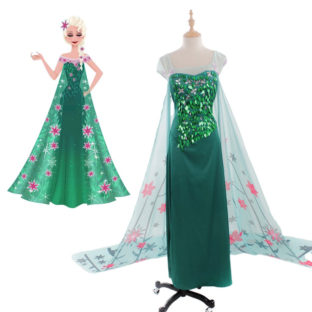 Astricos Frozen Cosplay Costume Series | Anna & Elsa Dresses for Parties & Events - Astricos