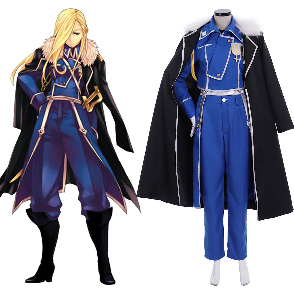 Astricos Olivier Mira Armstrong Fullmetal Alchemist Cosplay Costume Set - Astricos