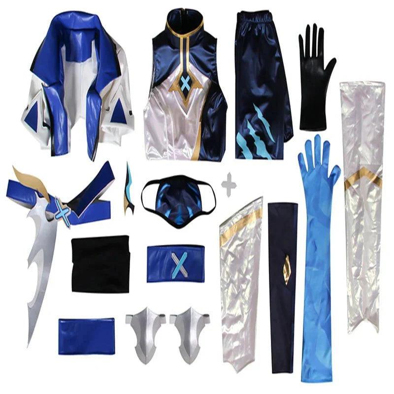 Astricos Akali Cosplay Costume - Sexy Women Uniform for Halloween Parties and Events - Astricos