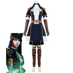 Astricos Arcane Caitlyn Cosplay Costume - The Sheriff of Piltover Uniform for Halloween and Carnival - Astricos