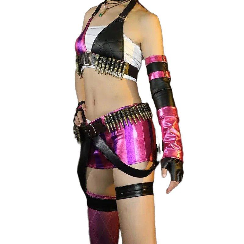 Astricos Jinx Cosplay Costume - Sexy Battle Suit for Halloween and Cosplay Parties - Astricos