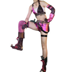 Astricos Jinx Cosplay Costume - Sexy Battle Suit for Halloween and Cosplay Parties - Astricos