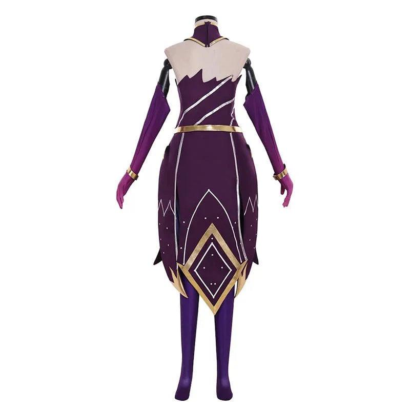 Astricos Luxanna Crownguard Cosplay Costume - The Lady of Luminosity Battle Uniform Set for Women - Astricos