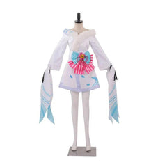 Astricos Ahri Spirit Blossom Super Transform Cosplay Costume Adult White Suit Dress Custom Made - Astricos