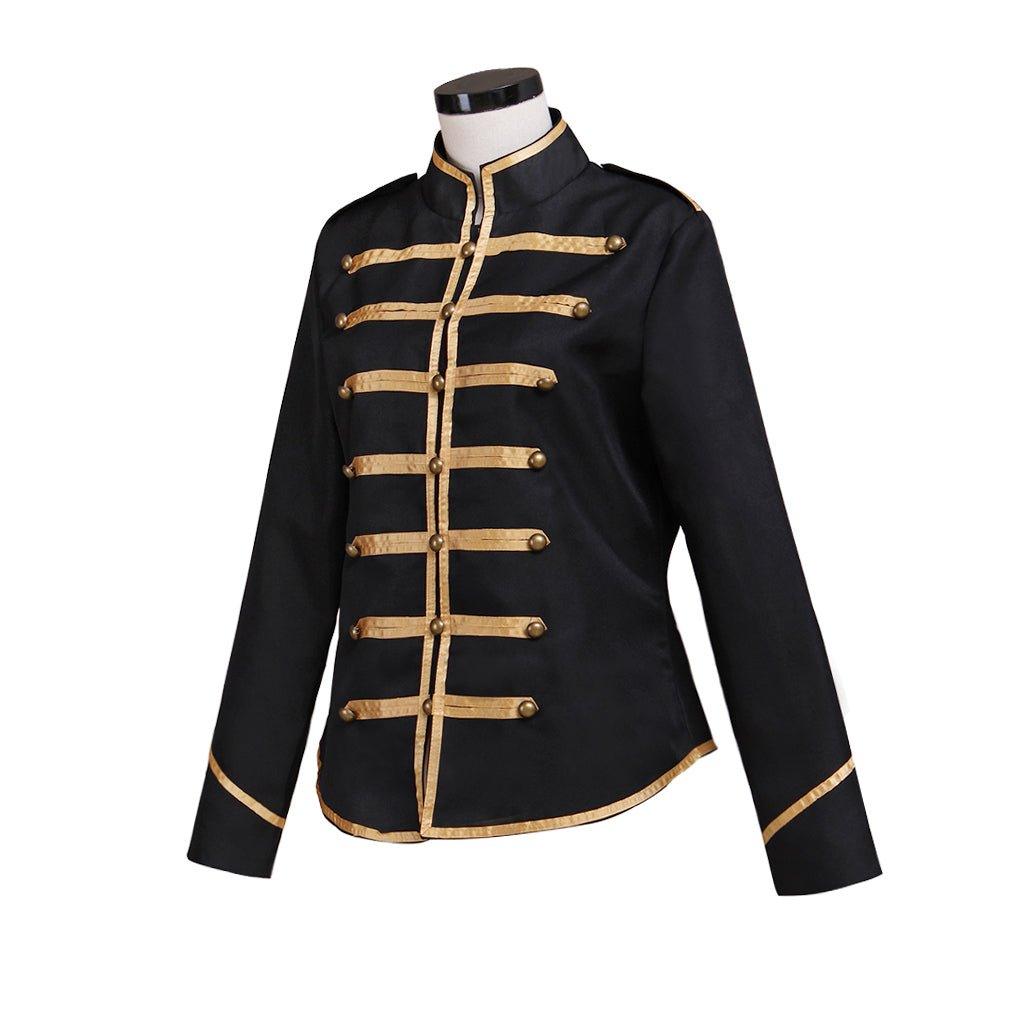 Stylish Golden and Black Military Jacket for Adults | Astricos My Chemical Romance Tribute Costume - Astricos