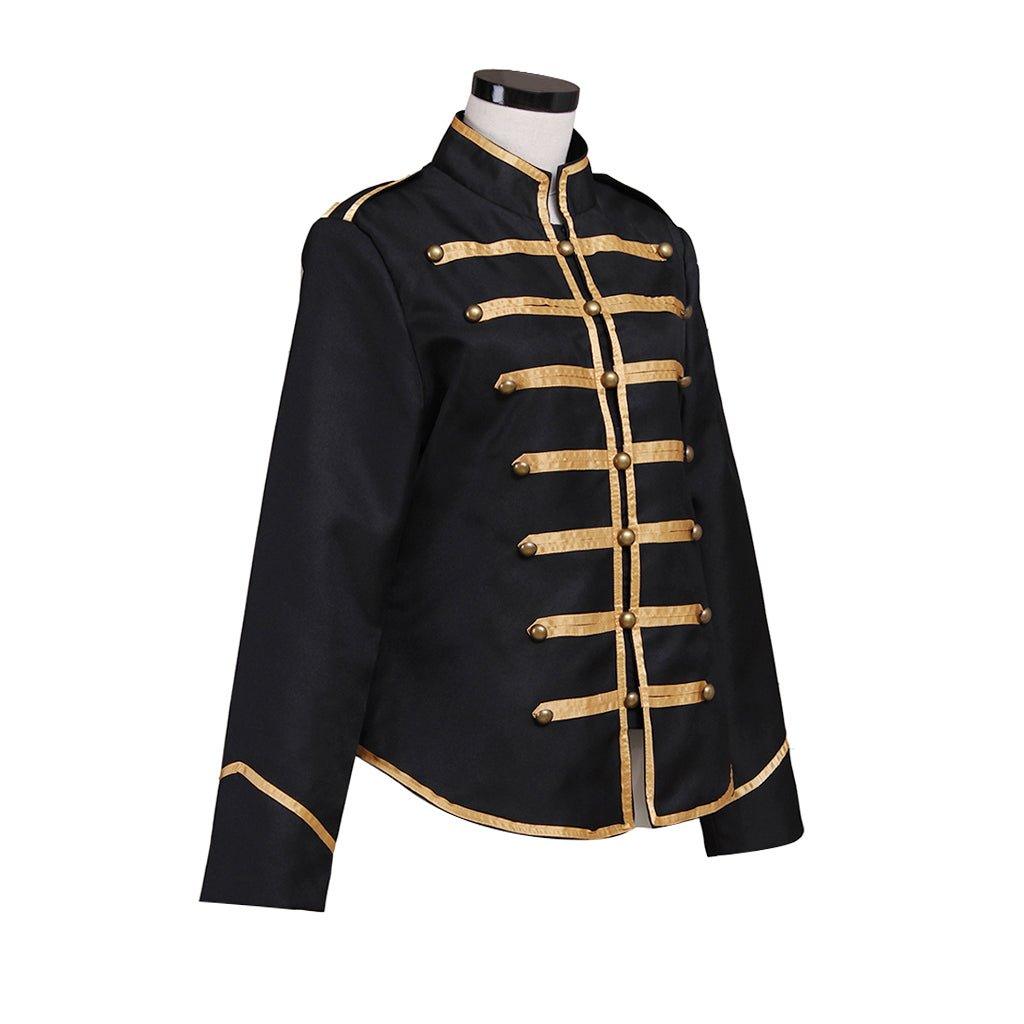 Stylish Golden and Black Military Jacket for Adults | Astricos My Chemical Romance Tribute Costume - Astricos