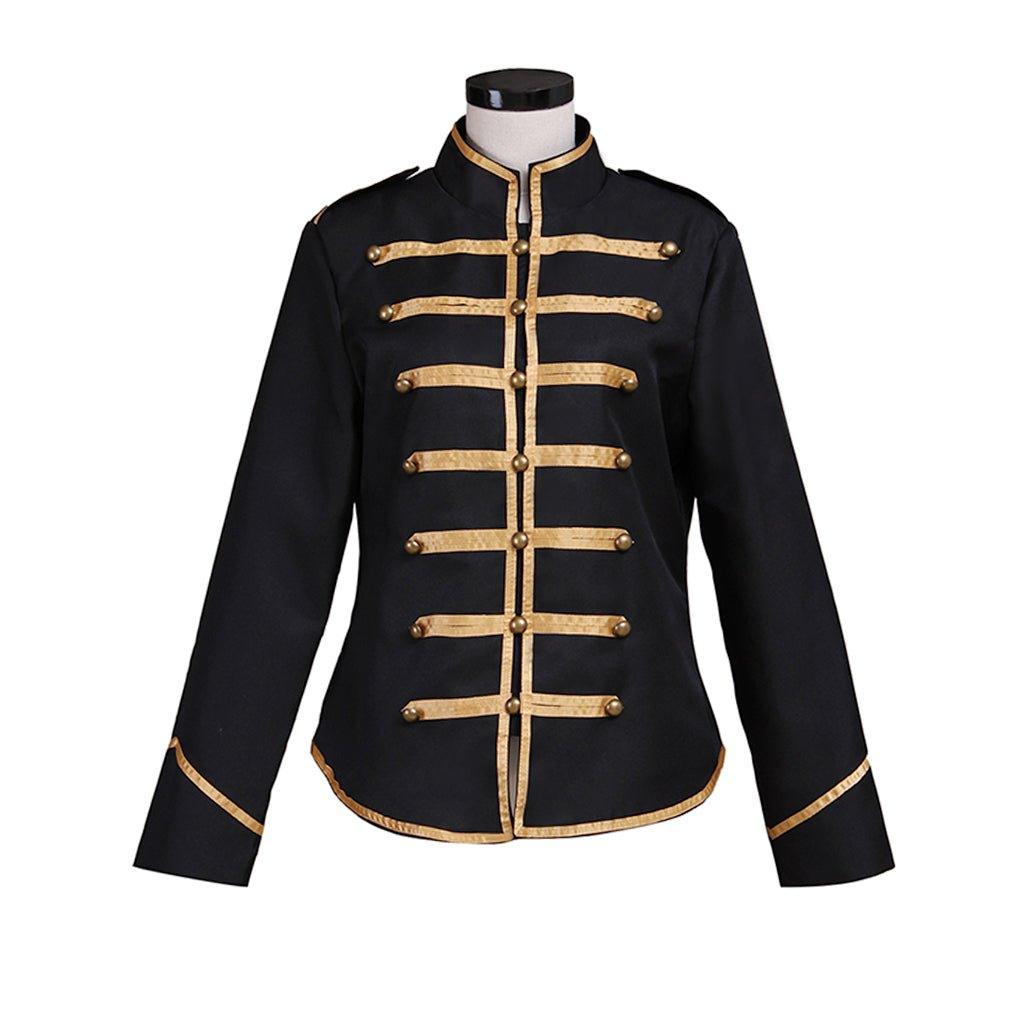 Stylish Golden and Black Military Jacket for Adults | Astricos My Chemical Romance Tribute Costume - Astricos