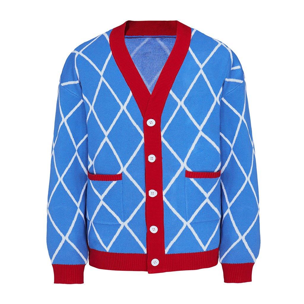 Astricos Guido Mista Cosplay Cardigan Sweater | Adventure Cosplay Jacket Coat Set for Adults | Halloween Outfit - Astricos