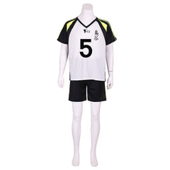 Astricos Akaashi Keiji Cosplay Jersey No. 5 | Premium Anime Sportswear for Haikyuu Fans - Astricos