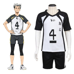 Astricos Haikyuu!! Bokuto Kotaro Cosplay Costume - Fukurodani Academy Volleyball Uniform - Astricos