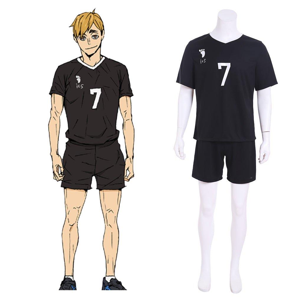 Astricos Haikyuu!! Inarizaki High School Volleyball Uniform – Miya Atsumu Cosplay Outfit - Astricos