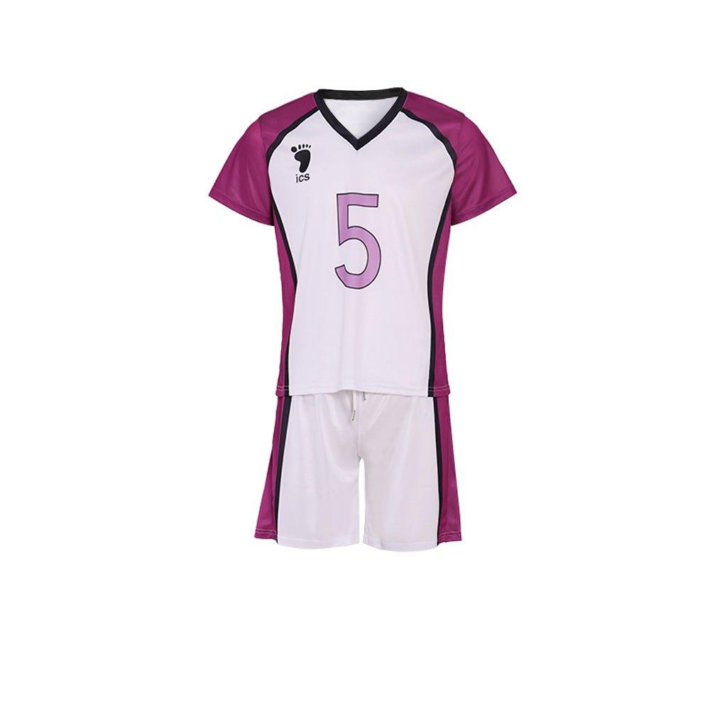 Astricos Tendo Satori Shiratorizawa Volleyball Jersey - Authentic Haikyuu Anime Cosplay Outfit - Astricos